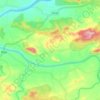 Carte topographique Megha, altitude, relief