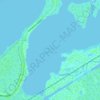 Carte topographique Lake Saint Catherine, altitude, relief