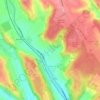 Carte topographique Bradenham, altitude, relief