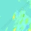Carte topographique Inishowen, altitude, relief