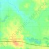 Carte topographique Gilead Township, altitude, relief