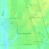Carte topographique New Whiteland, altitude, relief