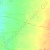 Carte topographique Cryon, altitude, relief