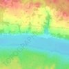Carte topographique Мятусово, altitude, relief