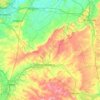 Carte topographique Melton, altitude, relief