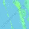 Carte topographique Calusa Land Trust and Nature Preserve of Pine Island, altitude, relief