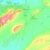 Carte topographique Ensigha, altitude, relief