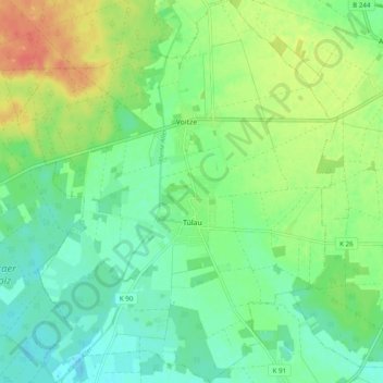 Carte topographique 38474, altitude, relief