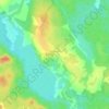 Carte topographique Задрачье, altitude, relief
