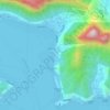 Carte topographique ʻAūa, altitude, relief