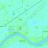 Carte topographique Laxton, altitude, relief
