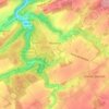 Carte topographique Modave, altitude, relief