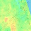 Carte topographique Bewholme, altitude, relief