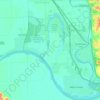 Carte topographique Big Sioux Township, altitude, relief