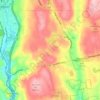 Carte topographique Northwest Harwinton, altitude, relief