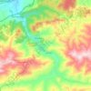 Carte topographique Zerdaza, altitude, relief