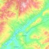 Carte topographique Gemerek, altitude, relief