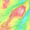 Carte topographique Cronay, altitude, relief