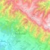 Carte topographique Dharmsala, altitude, relief