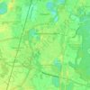 Carte topographique Illkirch-Graffenstaden, altitude, relief