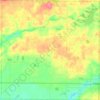 Carte topographique Newfield Township, altitude, relief