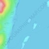Carte topographique Small Isles, altitude, relief