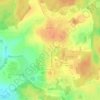 Carte topographique Ершово, altitude, relief