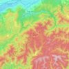 Carte topographique Kōya, altitude, relief