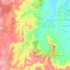 Carte topographique Mount Hunter, altitude, relief