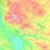 Carte topographique Gila Wilderness, altitude, relief