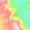 Carte topographique Cedar Bench Wilderness, altitude, relief