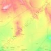 Carte topographique Agadez, altitude, relief