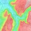 Carte topographique Nevy-sur-Seille, altitude, relief