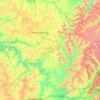 Carte topographique Fleming County, altitude, relief