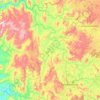 Carte topographique District d'Isandra, altitude, relief