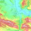 Carte topographique Смядово, altitude, relief