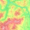 Carte topographique Коптёвский сельский Совет, altitude, relief