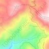 Carte topographique Rendufe, altitude, relief