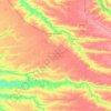 Carte topographique Ленинградский муниципальный округ, altitude, relief
