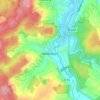 Carte topographique Heidelbach, altitude, relief