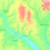 Carte topographique Itapicuru, altitude, relief
