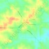 Carte topographique Strawberry, altitude, relief