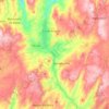 Carte topographique Sernancelhe, altitude, relief