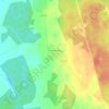 Carte topographique Славчиненты, altitude, relief