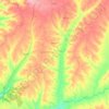 Carte topographique Margem, altitude, relief