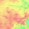 Carte topographique Kurnool, altitude, relief