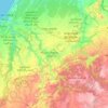 Carte topographique Province de Khémisset, altitude, relief