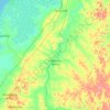 Carte topographique Itapecuru-Mirim, altitude, relief
