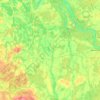 Carte topographique Улла, altitude, relief