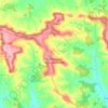 Carte topographique Castelnaud-de-Gratecambe, altitude, relief